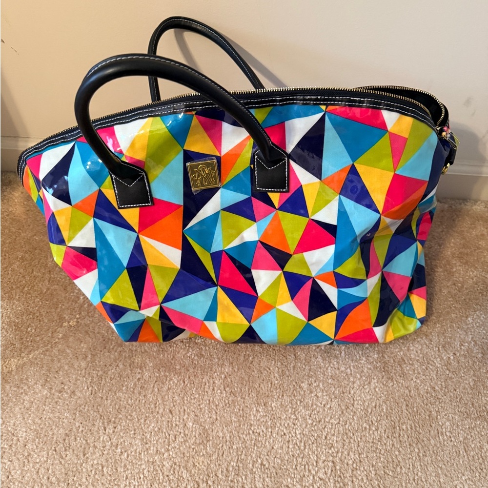 Colorful Geometric Tote Bag - Picture 2 of 10